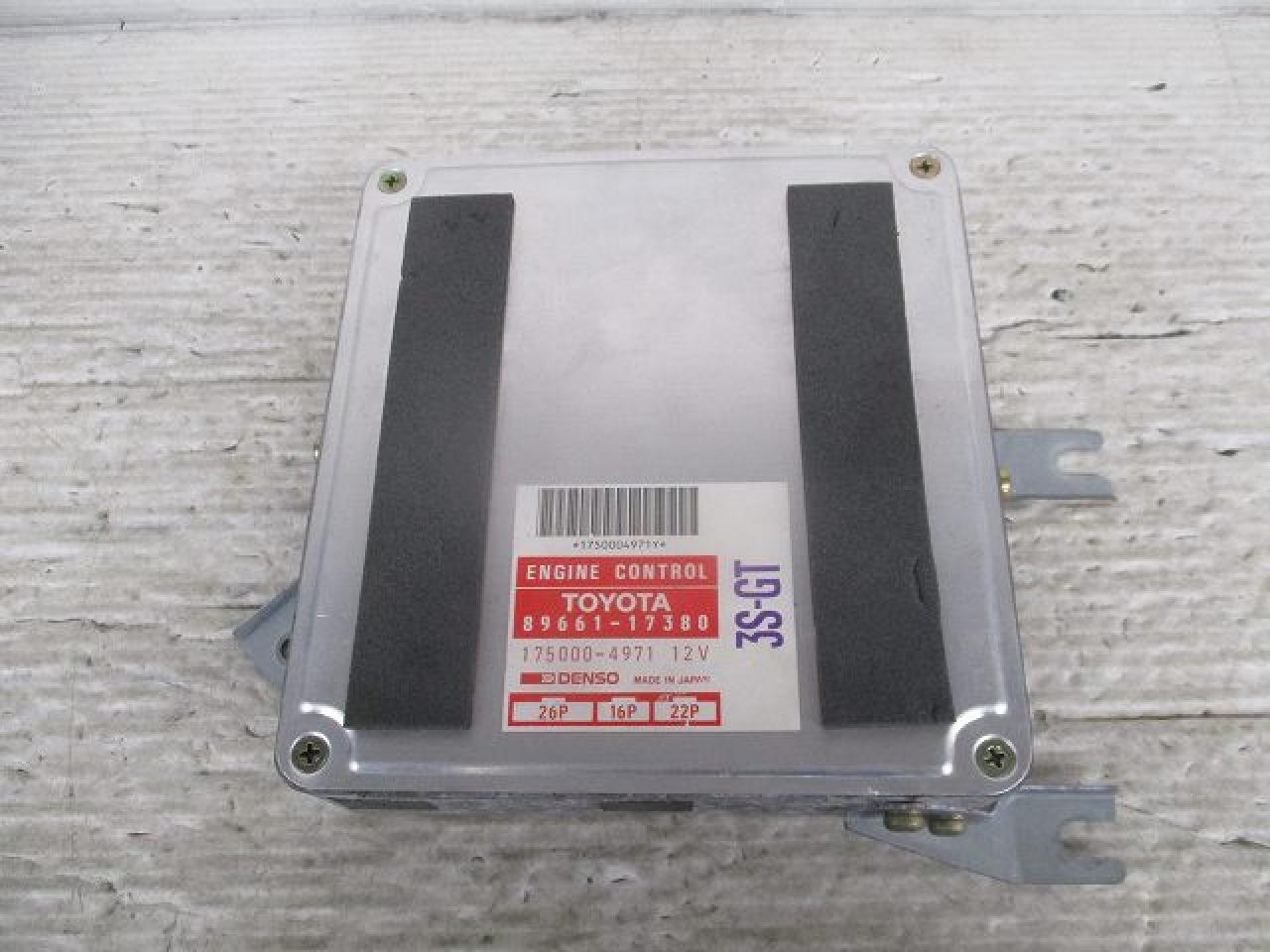 TOYOTA MR2 純正コンピュータ 品番;89661-17380 | やや傷や汚れあり 