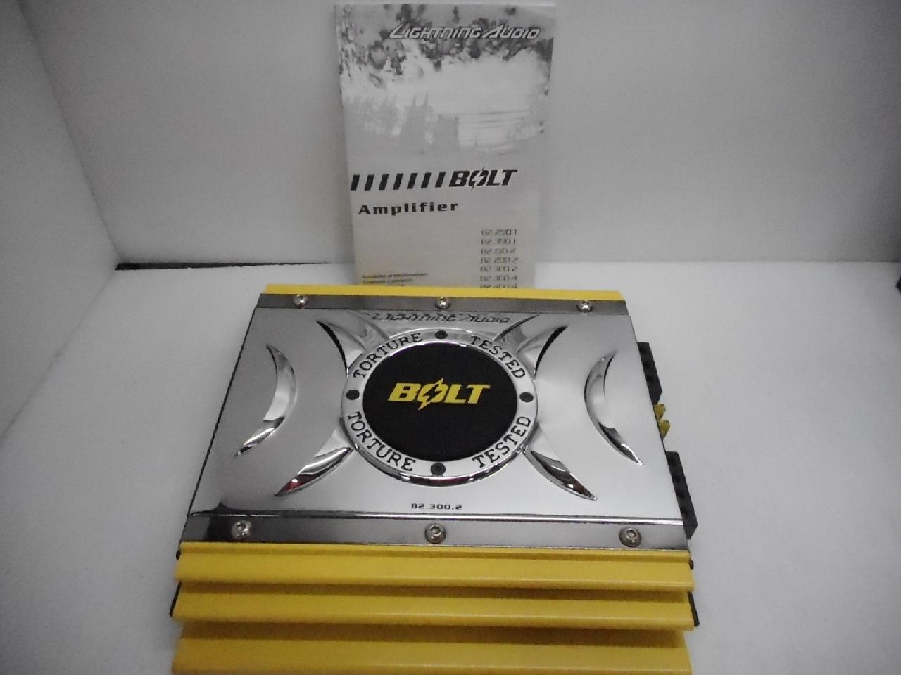 LIGHTNING AUDIO(ライトニングオーディオ) BOLT B2.300.2 【☆座席下に収まるコンパクトな2chパワーアンプ♪☆】 カー用品 アンプを通販で購入する 中古カー