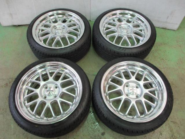 WORK(ワーク) MEISTER(マイスター) M1R ファインハイトシルバー2 + NANKANG NS-20【★使用期間1カ月程度の美品★】