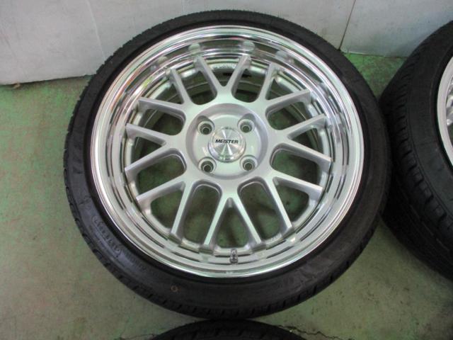 WORK(ワーク) MEISTER(マイスター) M1R ファインハイトシルバー2 + NANKANG NS-20【★使用期間1カ月程度の美品★】