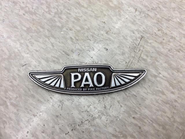日産 PAO パオ エンブレム | カー用品 ボディパーツ その他ボディ 