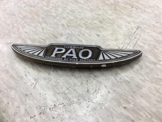 日産 PAO パオ エンブレム | カー用品 ボディパーツ その他ボディ 