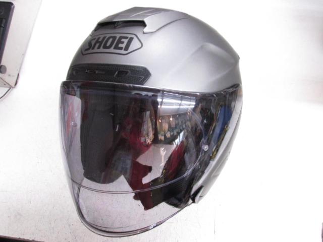 SHOEI ジェットヘルメット 青 スモークシールド j-force4 （SHOEI 