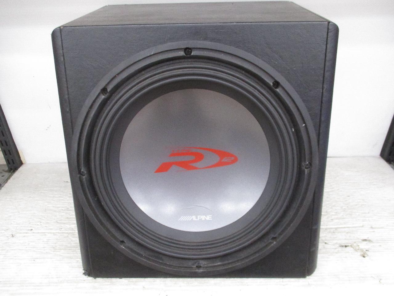 ALPINE SWR1242D TYPE R 12 カー用品 スピーカー サブウーハースピーカーBOX付の通販 アップガレージ 中古