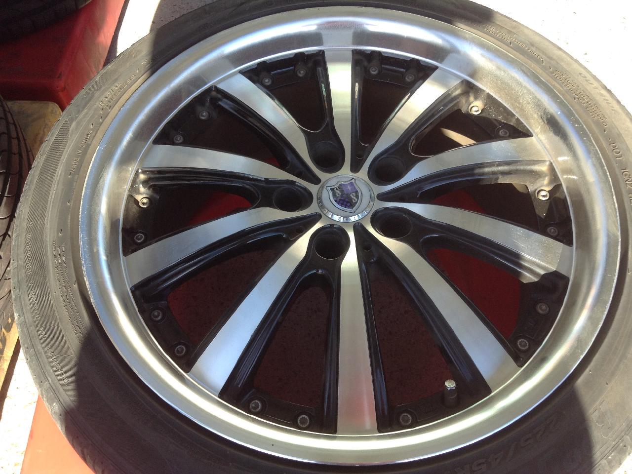 管2410-120】共豊 KYOHO シュタイナー 18インチ 18×7J 53 メッキ 225 