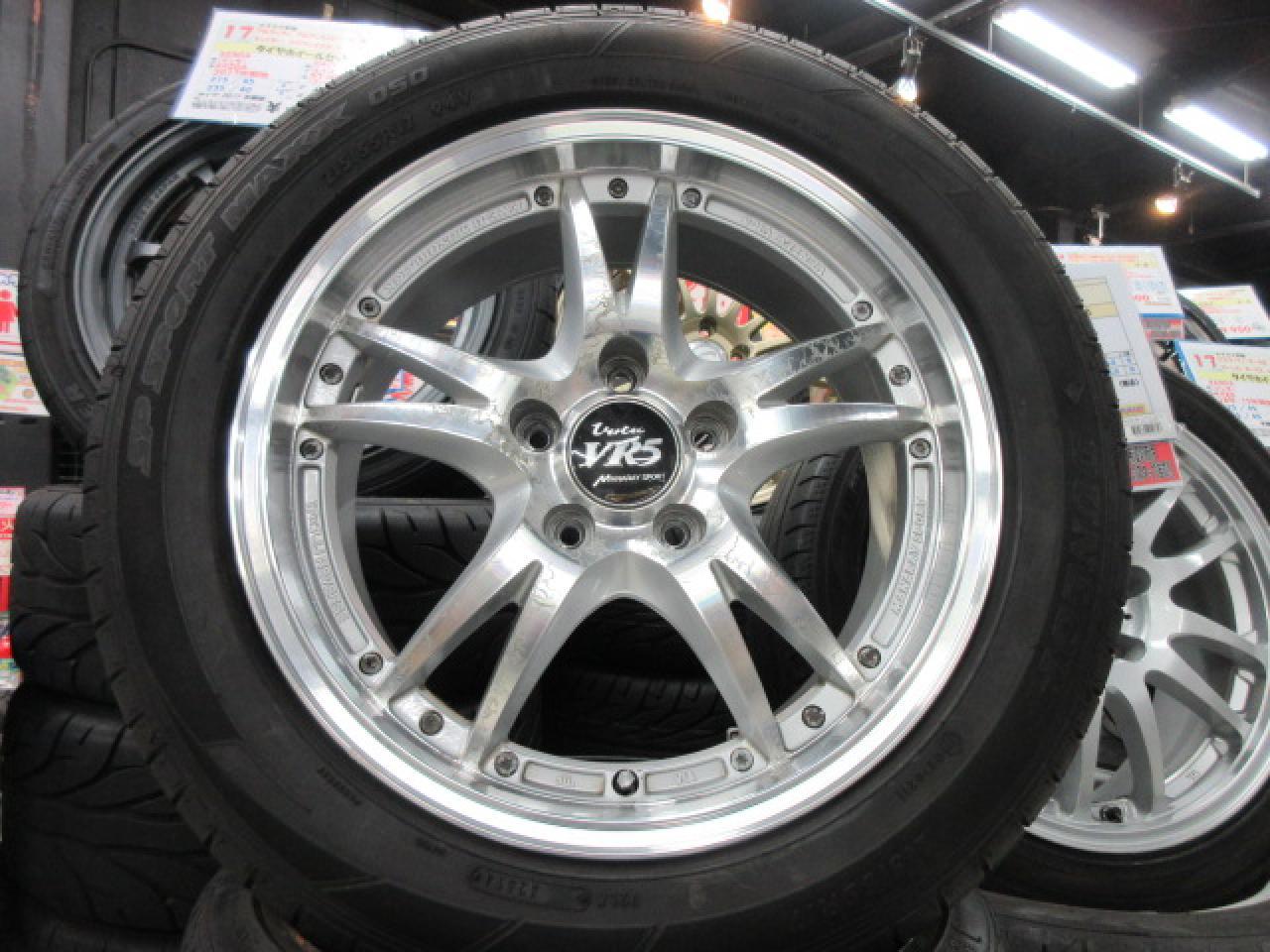 タイヤバリ山！マナレイ Vertec みやすく VR5 17インチアルミ215/50R17