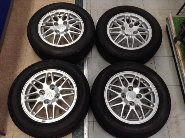 日産純正(NISSAN) 180sx 純正ホイール + BRIDGESTONE NEXTRY | 中古品 