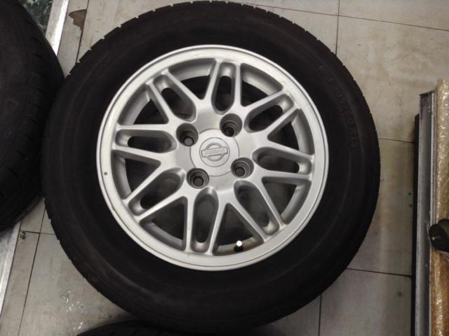 日産純正(NISSAN) 180sx 純正ホイール + BRIDGESTONE NEXTRY | 中古品 