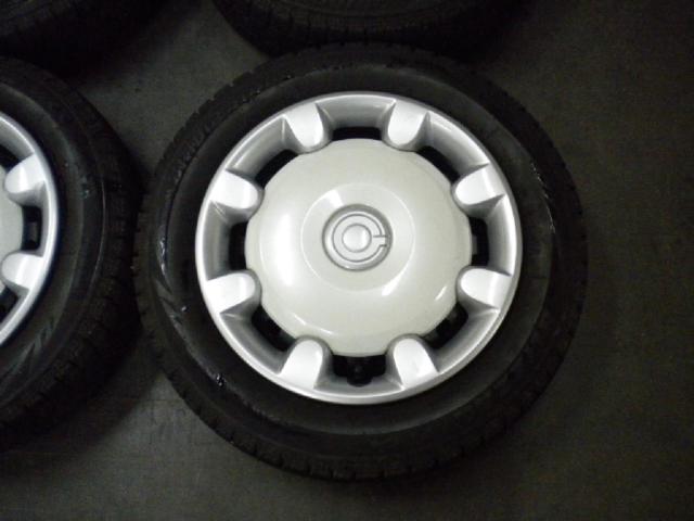 ダイハツ純正 ムーブキャンバス純正 スチールホイール + BRIDGSETONE 