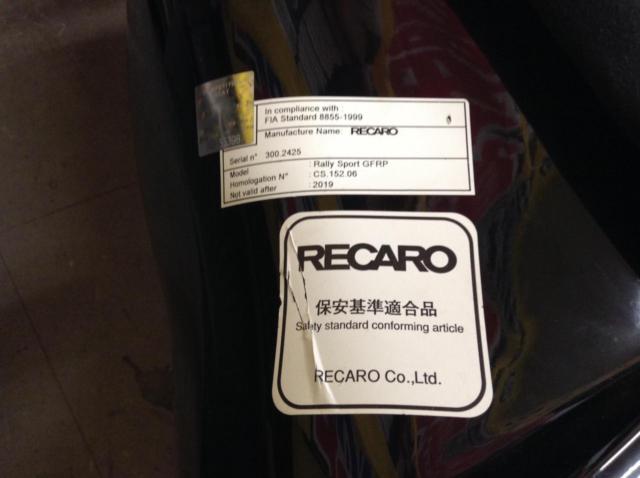 RECARO RS-G ASM IS-11 Rally Sport GFRP | カー用品 シート 