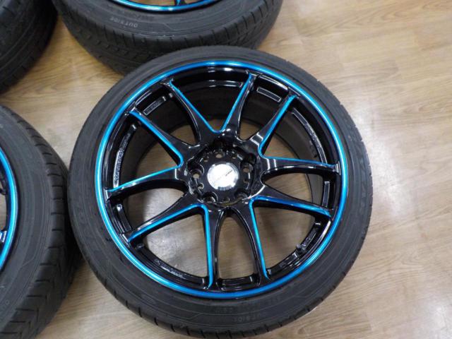 WORK(ワーク) EMOTION(エモーション) CR kiwami (5HOLE) 青藍 + GOODYEAR(グッドイヤー) EAGLE LS EXE