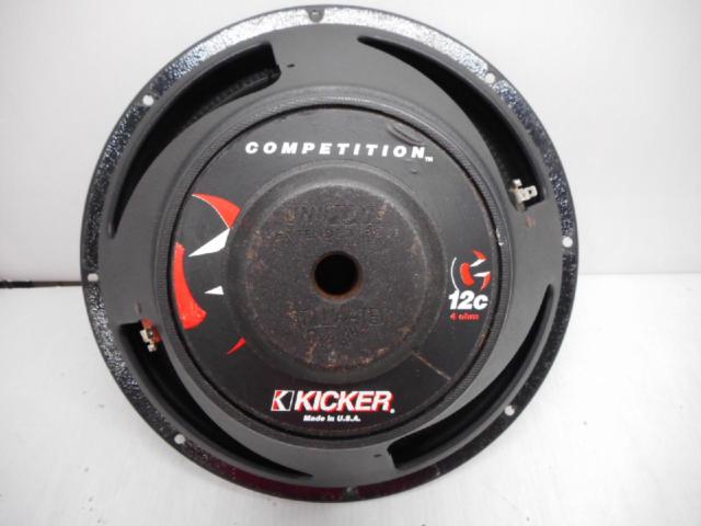 Kicker CompQ CWQ12インチ サブウーファー（KICKER COMPETITION 12C 