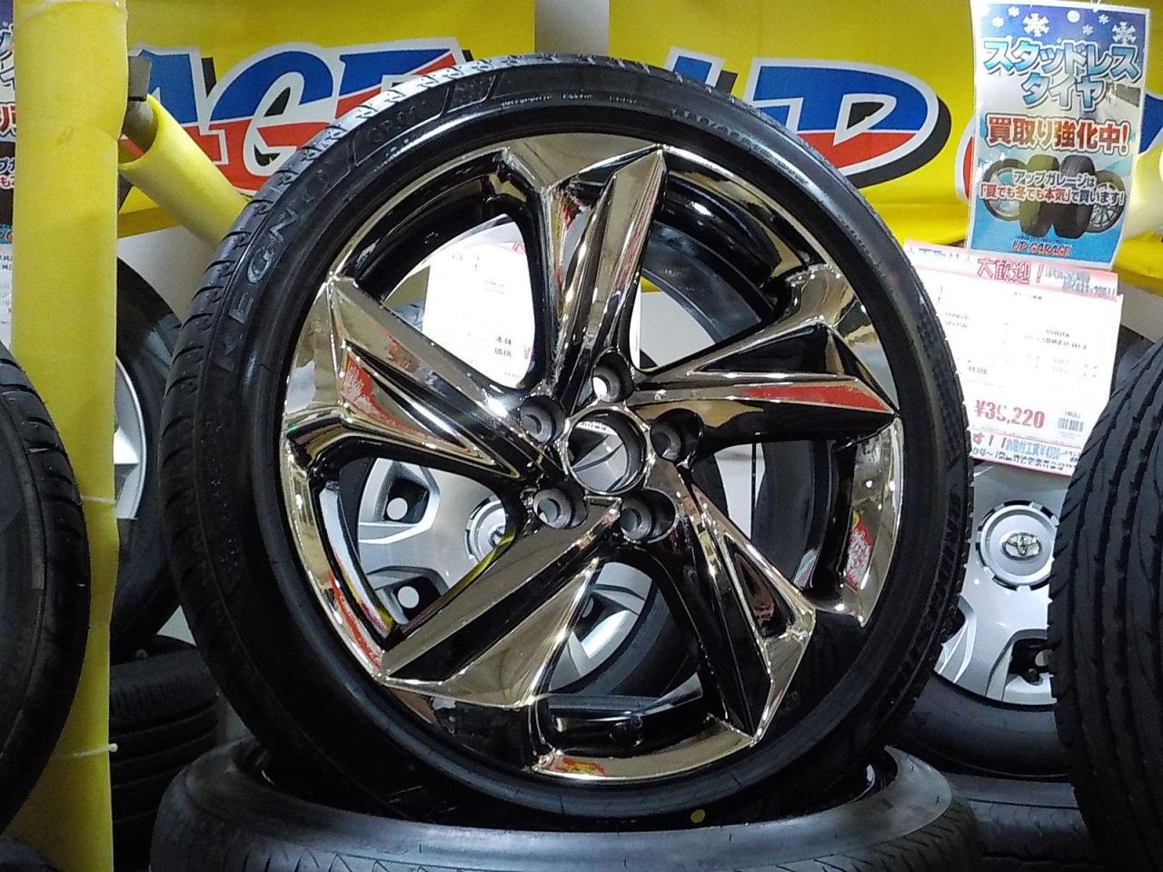 トヨタ 220系 クラウン RS アドバンス 純正 アルミホイール 18インチ 