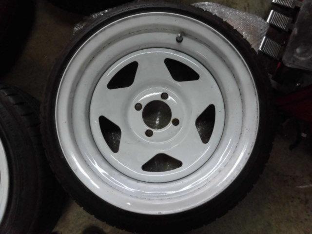 深リム!ESB CLS TC01 15インチスチールホイール 8j+0 8j-10 ホワイト+ 