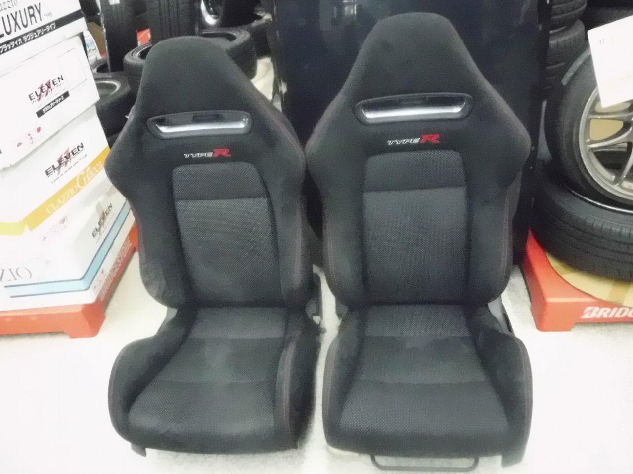 HONDA シビックFD2/タイプR 純正シート | やや傷や汚れあり | アップ 