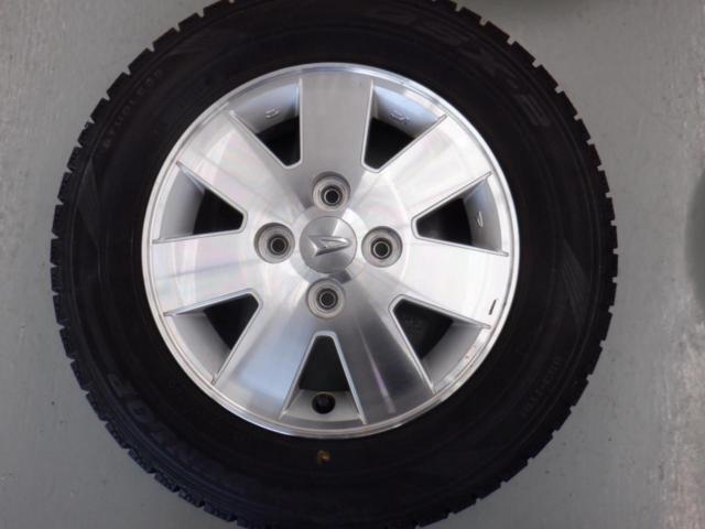 1ダイハツ純正(DAIHATSU) アトレーワゴン純正ホイール + DUNLOP 