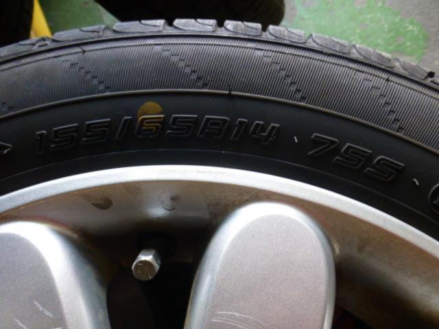 スズキ純正(SUZUKI) ラパン/HE33S純正ホイール + DUNLOP(ダンロップ 