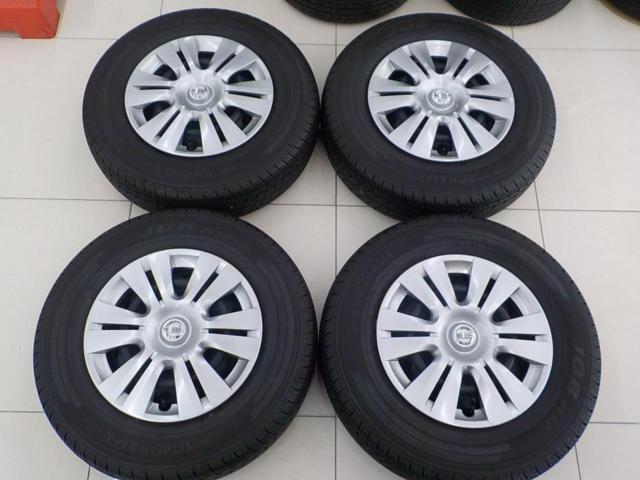 新車外し 日産キャラバン 純正15インチ タイヤ・ホイールセット 4本  