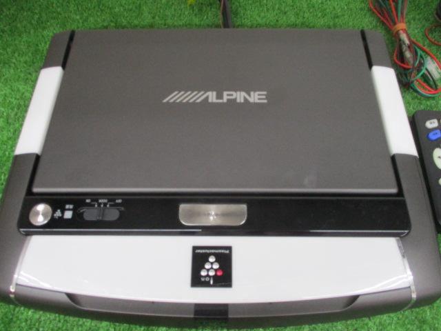 ALPINE PCX-R3500B 10.2型LED WVGAフリップダウンモニター(プラズマ 