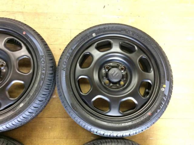 中古ホイール新品タイヤ】 スズキ ハスラー純正15インチスチール 