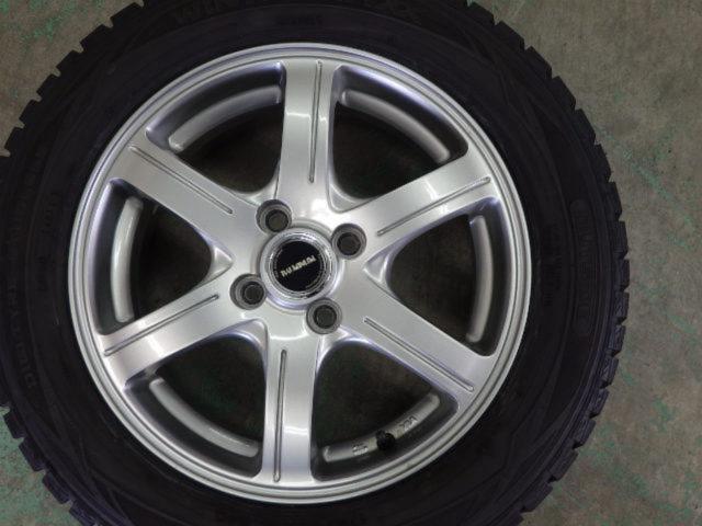 倉庫B-2 BRIDGESTONE(ブリヂストン) BALMINUM(バルミナ) GR6 (4HOLE)  + DUNLOP(ダンロップ) WINTERMAXX WM01