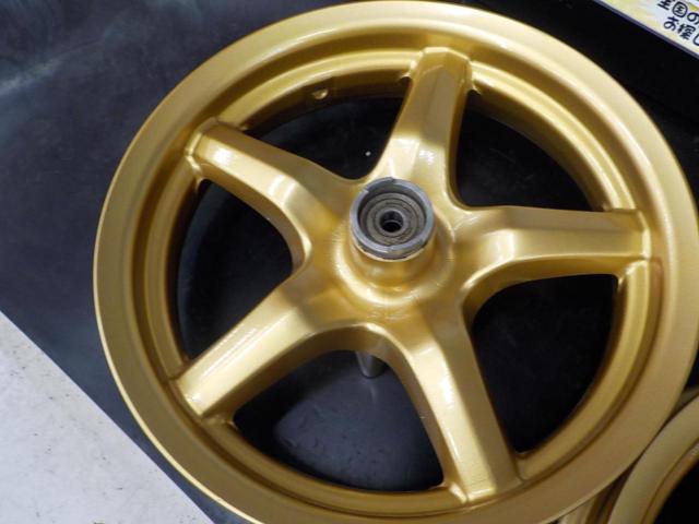 シグナスX(1-3型) 純正ホイール前後セット 自家塗装ゴールド | 目立っ 