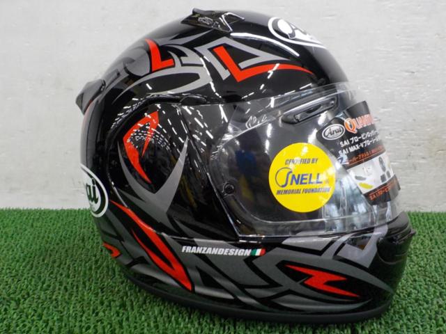 Arai QUANTUM-J GROOVE (Groove) Black / red glossy Size: M | Buy 