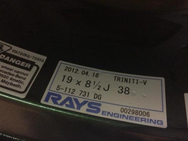 RAYS(レイズ) VOLK TRINITI(ボルク トリニティ) V 4本