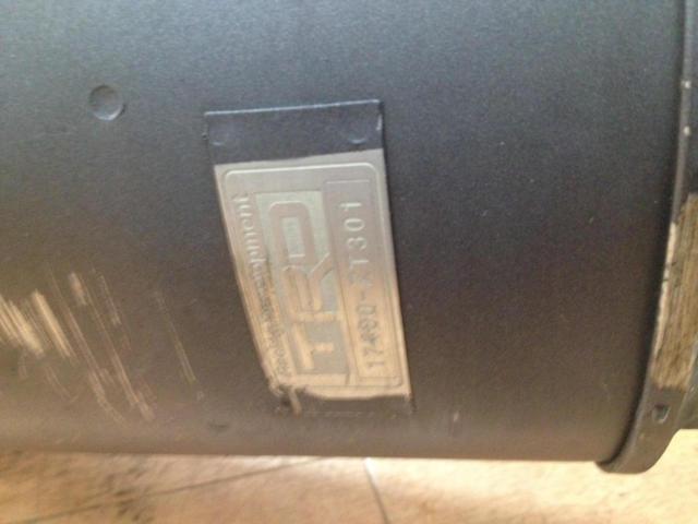 TRD ハイレスポンスマフラー セリカ ZZT231 2ZZ-GE