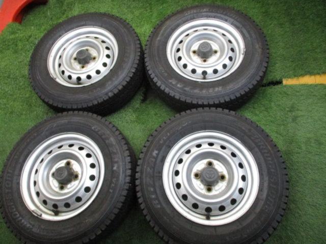 トヨタ純正(TOYOTA) プロボックス純正スチールホイール + BRIDGESTONE 