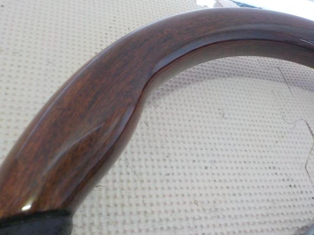 MOMO FIGHTER LEATHER / WOOD MAHOGANY (レザー / ウッド マホガニー)