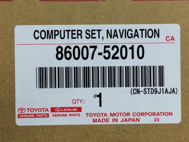 トヨタ純正(TOYOTA) [86007-52010] エントリーナビキット 