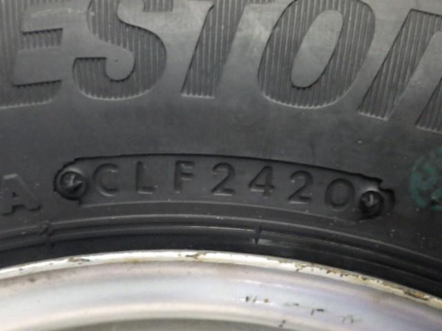 メーカー不明スチールホイール+BRIDGESTONE K370 4本セット