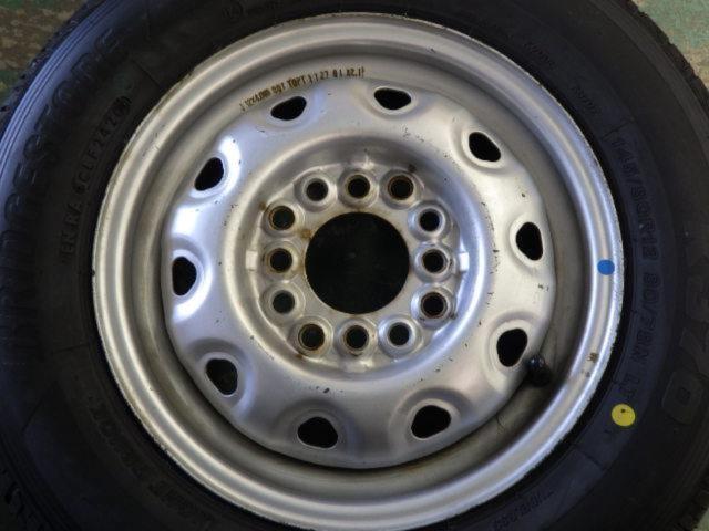 メーカー不明スチールホイール+BRIDGESTONE K370 4本セット