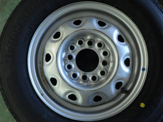 メーカー不明スチールホイール   + BRIDGESTONE(ブリヂストン) K370 4本セット