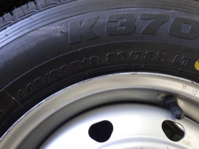 メーカー不明スチールホイール   + BRIDGESTONE(ブリヂストン) K370  4本セット
