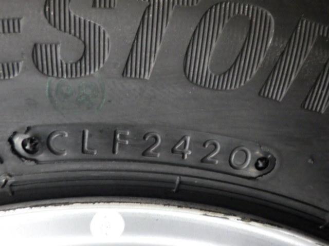 メーカー不明スチールホイール   + BRIDGESTONE(ブリヂストン) K370  4本セット
