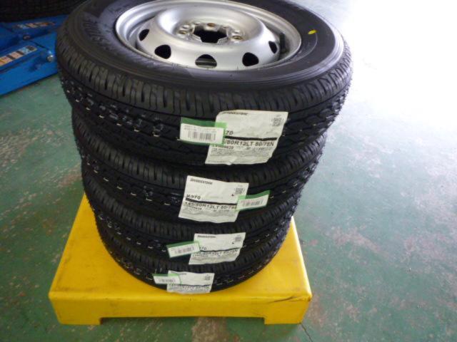 スチールホイール  + BRIDGESTONE(ブリヂストン) K370