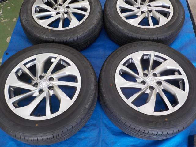 日産純正(NISSAN) エクストレイル T32 純正アルミホイール + DUNLOP 