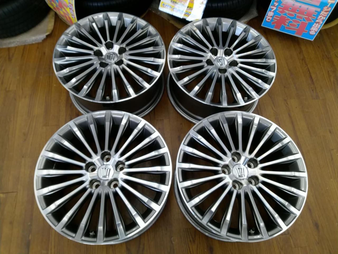 F ZERO/FZ-2 クラウンマジェスタ 210系 FR アルミホイール1本【18×8.0J 