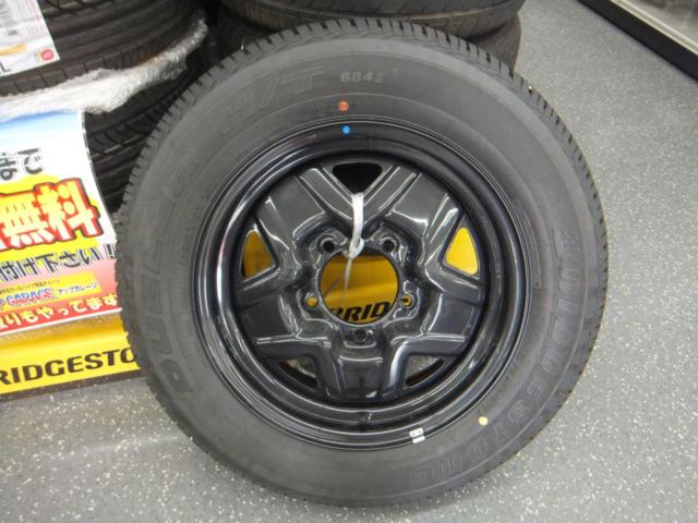 スズキ純正(SUZUKI)  JB64型ジムニー純正スチールホイール + BRIDGESTONE(ブリヂストン) DUELER H/T ※スペアタイヤ
