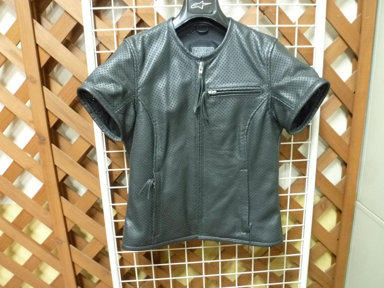 ☆カドヤ☆BHR☆フルレザーパンチングジャケット☆袖取り外し可  