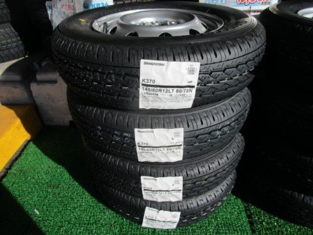 weds(ウェッズ)  PK-351F スチールホイール  + BRIDGESTONE(ブリヂストン) K370