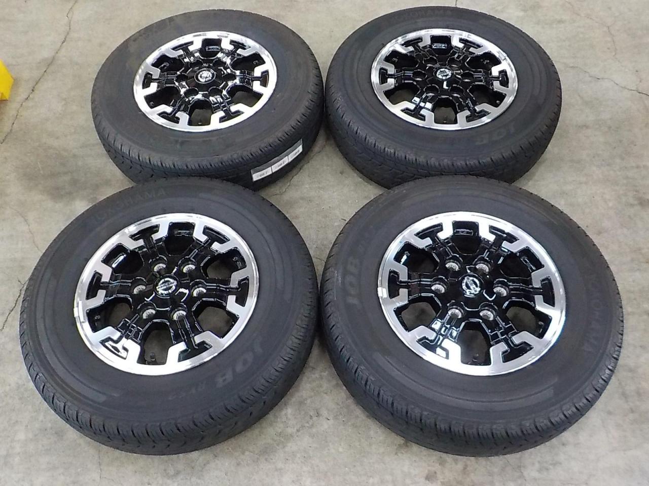 NISSAN NV350 キャラバン ブラックギア純正ホイール | 目立った傷や 