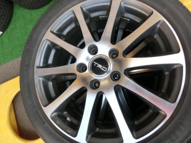 TRD(ティーアールディー) TRD(ティーアールディー) ALUMINUM WHEEL TF4 ダイヤモンドカットシルバー
