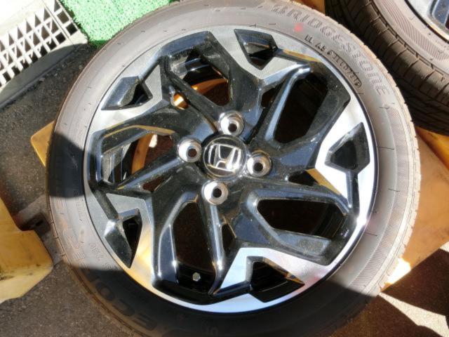 ホンダ純正(HONDA)  ホンダ純正(HONDA)  N-BOXカスタムG・Lターボ純正ホイール ブラックポリッシュ + BRIDGESTONE(ブリヂストン) ECOPIa EP150