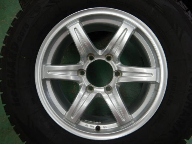 メーカー不明6本スポークホイール  + YOKOHAMA(ヨコハマ) YOKOHAMA iceGUARD G075  4本セット