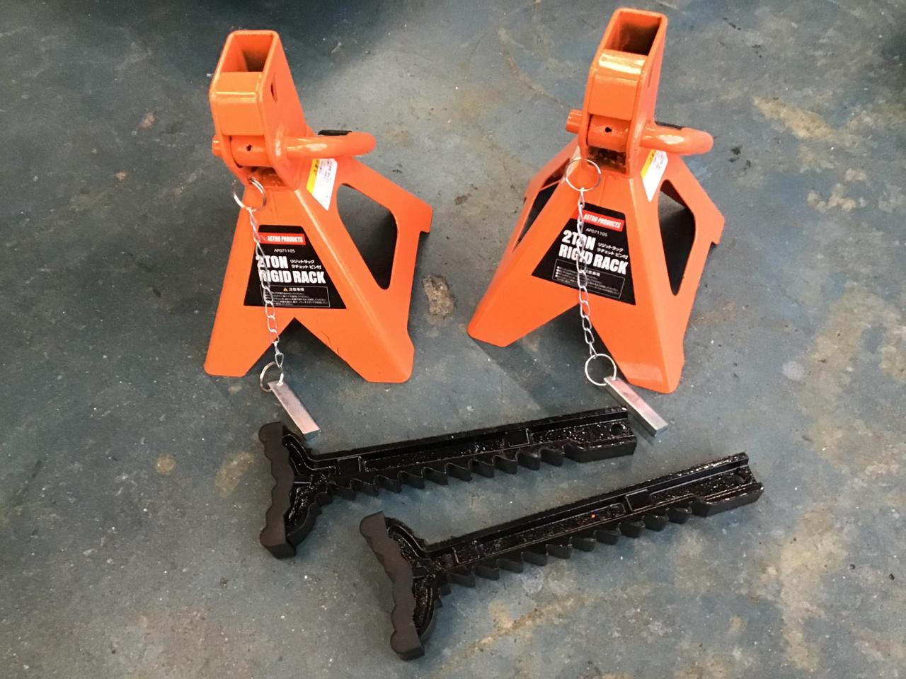 ASTRO PRODUCTS [AP071105] 2TON RIGID RACK / Jack stand / Horse (Orange ...