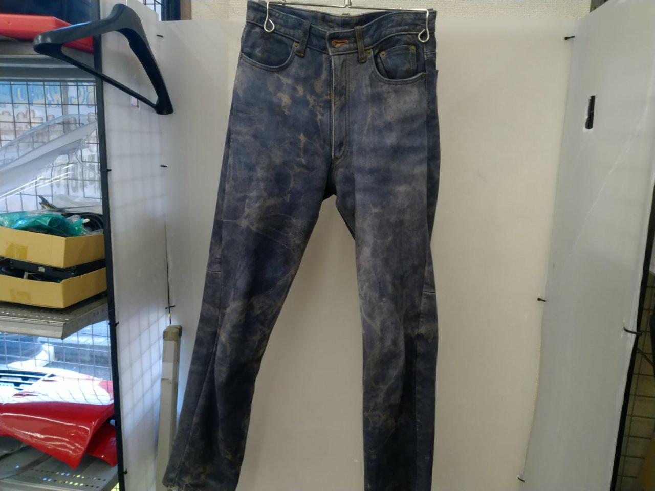 KUSHITANI(クシタニ) KWP LEATHER EXPLORER JEANS【値下げしました 