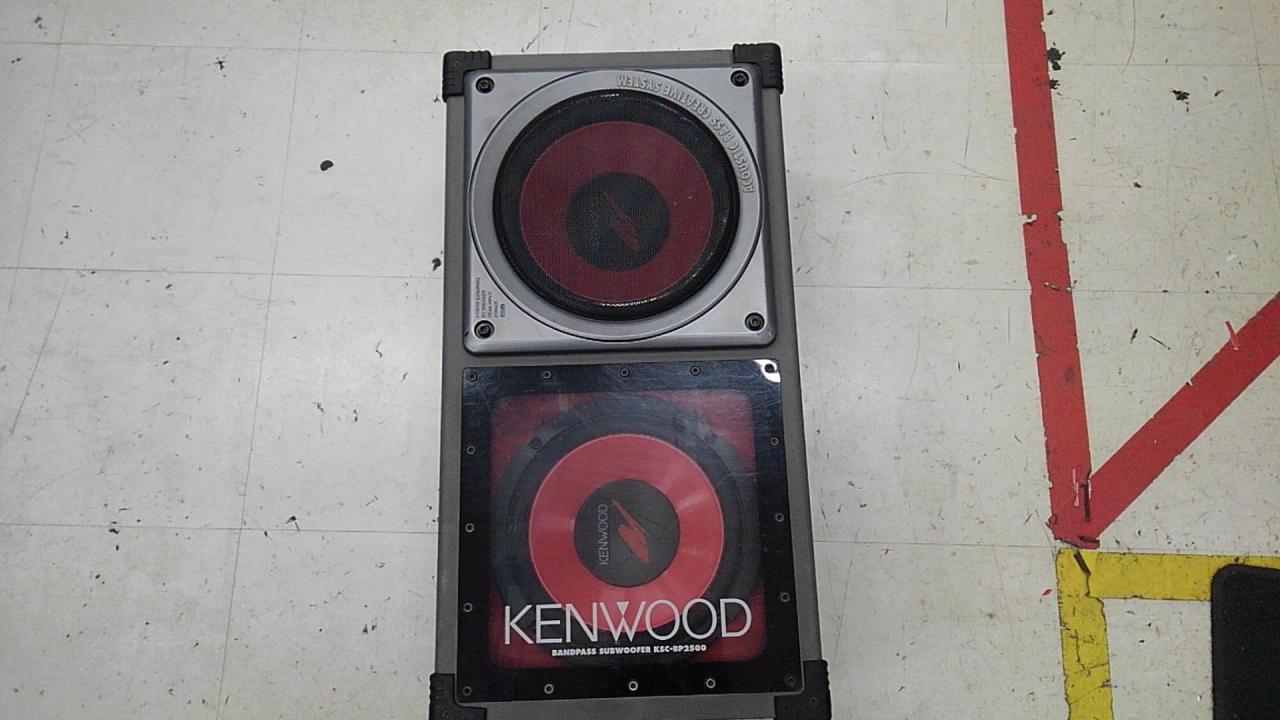 KENWOOD KSCBP2500 カー用品 スピーカー サブウーハースピーカーBOX付を通販で購入する 中古カー＆バイク用品の販売